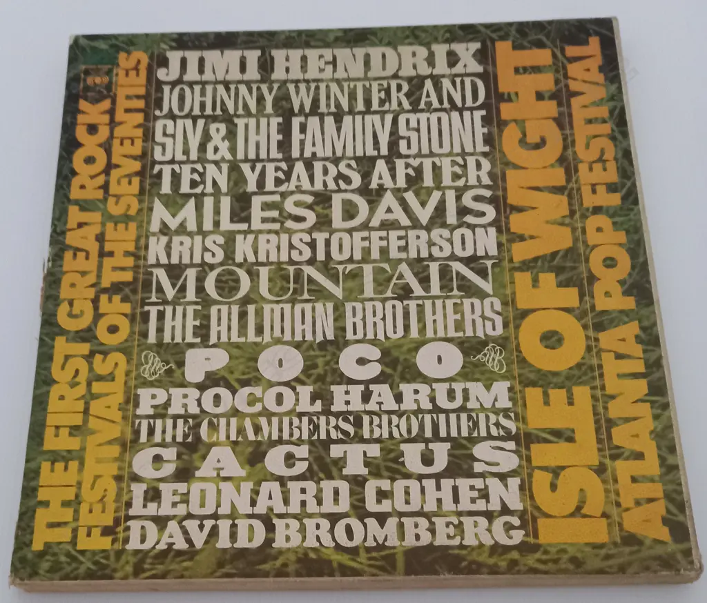 Various, The First Great Rock Festivals Of The Seventies - Isle Of Wight / Atlanta Pop Festival, (Triple Disc) Image 1++